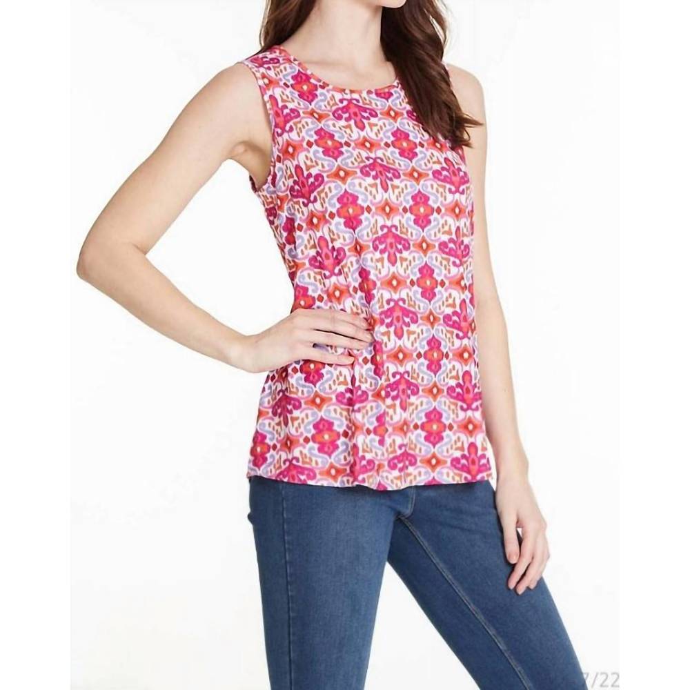 NEW MULTIPLES carnival design tank in fuschia